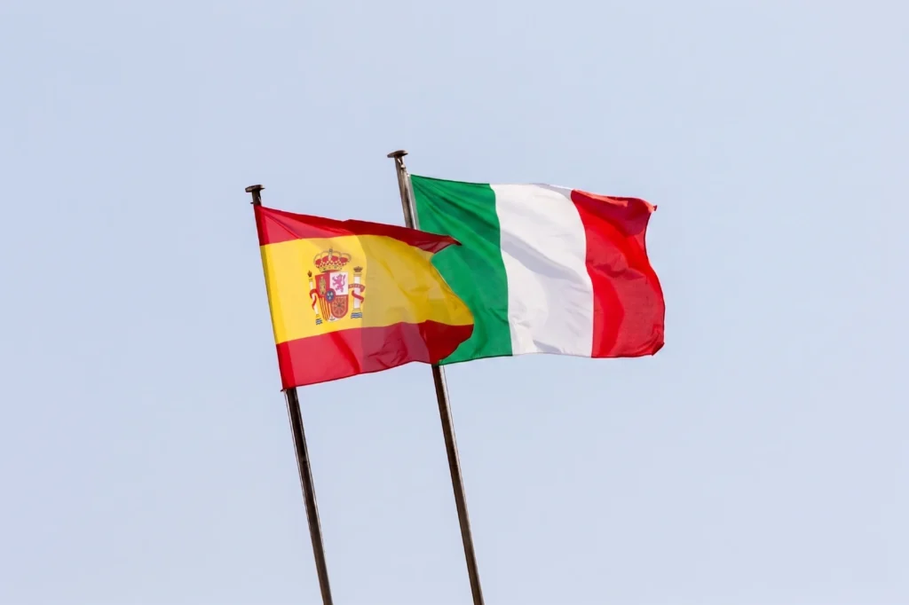 Importaciones entre España e Italia